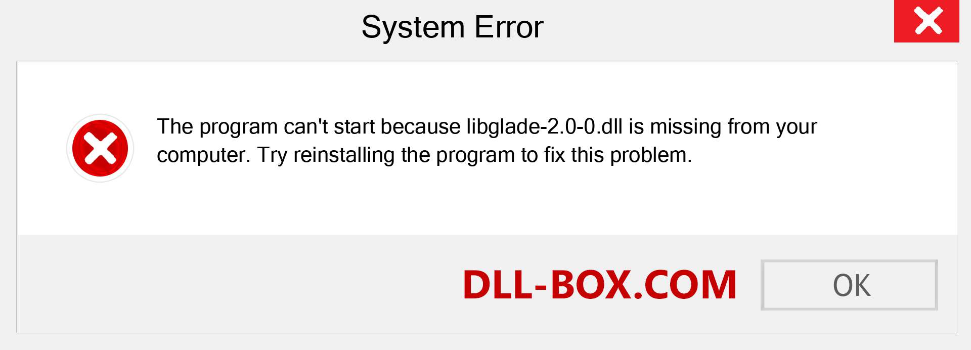  libglade-2.0-0.dll file is missing?. Download for Windows 7, 8, 10 - Fix  libglade-2.0-0 dll Missing Error on Windows, photos, images